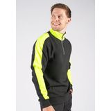 Fristads Sweatshirt Met Korte Rits 7449 Rts - Donker marineblauw