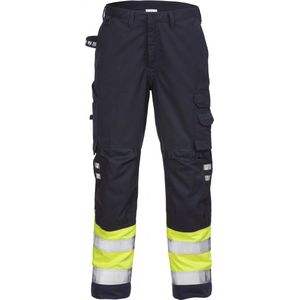 Fristads Flamestat Hi Vis Broek Klasse 1 2176 Aths - Hi-Vis geel/marineblauw