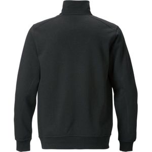 Fristads - 7607 - Sweatshirt - Zwart - Geborstelde Binnenzijde - OEKO-TEX® Gecertificeerd