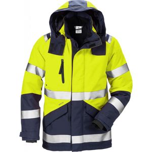 Fristads High vis GORE-TEX shelljack klasse 3 4988 GXB Hi-Vis geel/marineblauw maat XS