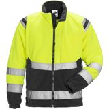 Fristads High vis fleecejack klasse 3 4041 FE Hi-Vis geel/zwart maat XS