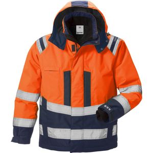 Fristads Hi Vis Airtech® Winterjack Klasse 3 4035 Gtt - Hi-Vis oranje/marineblauw - L