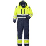 Fristads - 8015 GTT - High Vis Airtech® Winteroverall - Geel/Marineblauw - Winddicht - Ademend