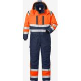 Fristads - High Vis Airtech Winteroverall - Hi-Vis Oranje/Marineblauw - Winddicht - Ademend