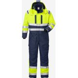Fristads - High Vis Airtech Winteroverall - Hi-Vis Oranje/Marineblauw - Winddicht - Ademend