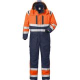 Fristads - High Vis Airtech Winteroverall - Hi-Vis Oranje/Marineblauw - Winddicht - Ademend