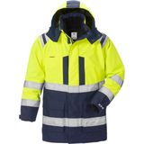 Fristads - High vis Airtech® 3-in-1 Parka - Geel/Marineblauw - Winddicht - Ademend