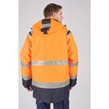 Fristads High vis Airtech® 3-in-1 parka klasse 3 4036 GTT Hi-Vis oranje/marineblauw maat XS