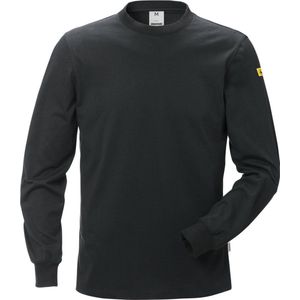 Fristads Esd T-Shirt Lange Mouwen 7082 Xtm - Zwart