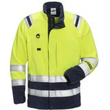Fristads - Flamestat Fleecejack - Hi-Vis Geel/Marineblauw - Klasse 3
