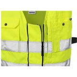 Fristads High vis vest klasse 2 5003 PLU Hi-Vis geel maat XS