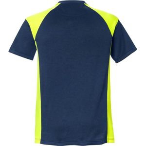 Fristads T-Shirt 7046 Thv - Marineblauw hi-vis geel