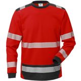 Fristads Hi Vis Broek Klasse 2 2026 Plu - Hi-Vis rood/zwart