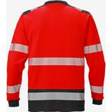 Fristads Hi Vis Broek Klasse 2 2026 Plu - Hi-Vis rood/zwart