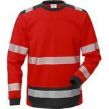 Fristads Hi Vis Broek Klasse 2 2026 Plu - Hi-Vis rood/zwart