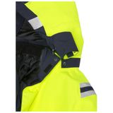Fristads - 4989 GXB - Winterparka - Hi-Vis Geel/Marineblauw - GORE-TEX - Klasse 3