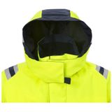 Fristads - 4989 GXB - Winterparka - Hi-Vis Geel/Marineblauw - GORE-TEX - Klasse 3
