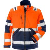 Fristads Hi Vis Softshelljack Klasse 2 4083 Wyh - Hi-Vis geel/marineblauw