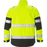 Fristads Hi Vis Softshelljack Klasse 2 4083 Wyh - Hi-Vis geel/marineblauw