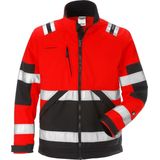 Fristads Hi Vis Softshelljack Klasse 2 4083 Wyh - Hi-Vis geel/marineblauw