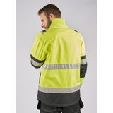 Fristads - F171 - Softshelljack - Hi-Vis Geel/Marineblauw - 100% Polyester