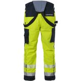 Fristads Flamestat high vis GORE PYRAD® shellbroek klasse 2 2095 GXE Hi-Vis geel/marineblauw maat XS