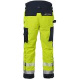 Fristads Flamestat high vis GORE PYRAD® shellbroek klasse 2 2095 GXE Hi-Vis geel/marineblauw maat XS