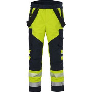 Fristads Flamestat high vis GORE PYRAD® shellbroek klasse 2 2095 GXE Hi-Vis geel/marineblauw maat XS