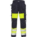 Fristads Flamestat Hi Vis Werkbroek Dames Klasse 1 2777 Aths - Hi-Vis geel/marineblauw