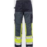Fristads Flame Hi Vis Broek Klasse 1 2587 Flam - Hi-Vis geel/marineblauw