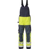 Fristads Flame high vis Amerikaanse overall klasse 2 1585 FLAM Hi-Vis geel/marineblauw maat C50