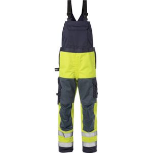 Fristads - Flame 1585 - Amerikaanse Overall - Geel/Marineblauw - Klasse 2 - Hi-Vis