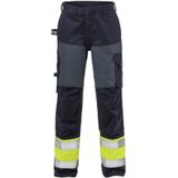 Fristads Flame Hi Vis Broek Dames Klasse 1 2591 Flam - Hi-Vis geel/marineblauw