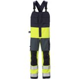 Fristads - 1584 FLAM - Werkoverall - Hi-Vis Geel/Marineblauw - Vlamvertragend Materiaal