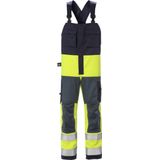 Fristads - 1584 FLAM - Werkoverall - Hi-Vis Geel/Marineblauw - Vlamvertragend Materiaal