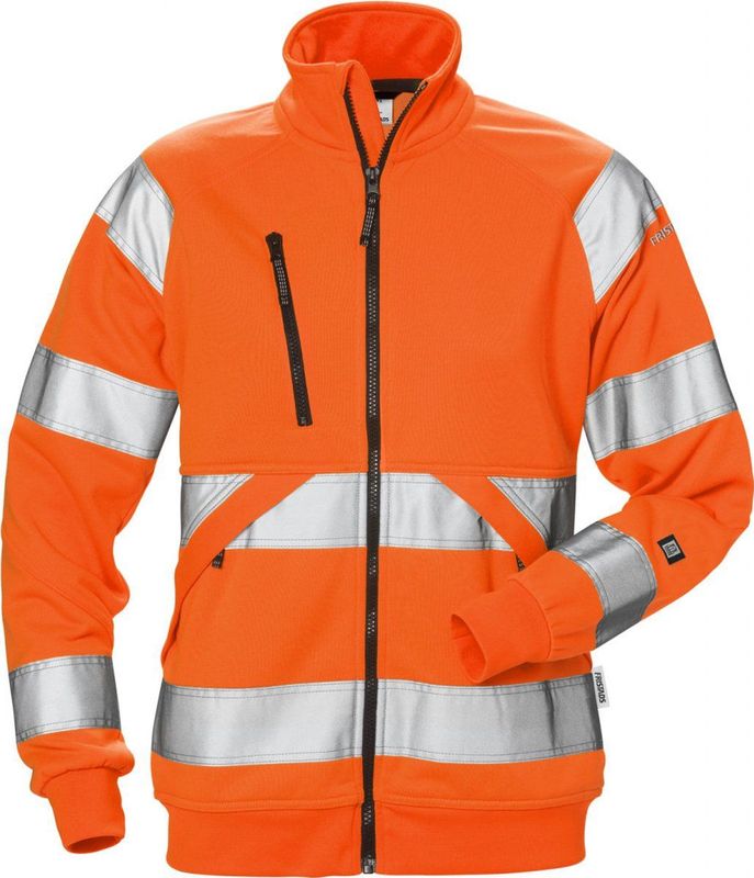Fristads Hi Vis Sweatjack Dames Klasse 3 7427 Shv - Hi-Vis oranje
