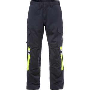 Fristads Flamestat Broek 2165 Mfa - Marineblauw/hi-vis geel