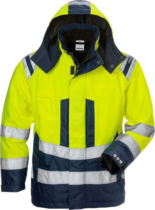 Fristads - High vis Airtech® - Winterjack - Geel/Marineblauw - Klasse 3