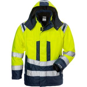 Fristads - High Vis Airtech Winterjack - Geel/Zwart - Waterdicht - Ademend