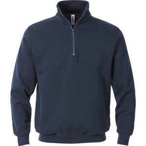 Fristads Sweatshirt Met Korte Ritssluiting 1737 Swb - Donker marineblauw