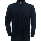 Fristads Heavy Poloshirt Met Lange Mouwen 1722 Piq - Donker marineblauw