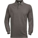 Fristads Heavy Poloshirt Met Lange Mouwen 1722 Piq - Donkergrijs