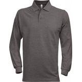 Fristads Heavy Poloshirt Met Lange Mouwen 1722 Piq - Donkergrijs