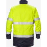 Fristads Flame high vis winterparka klasse 3 4589 FLAM Hi-Vis geel/marineblauw maat XS