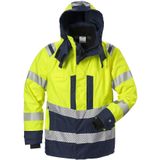 Fristads High Vis Airtech® shelljack klasse 3 4515 GTT Hi-Vis geel/marineblauw maat XS