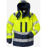 Fristads High Vis Airtech® shelljack klasse 3 4515 GTT Hi-Vis geel/marineblauw maat XS