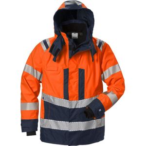 Fristads - High Vis Airtech® Shelljack - Hi-Vis Oranje/Marineblauw - Klasse 3