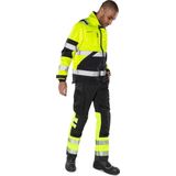 Fristads Hi Vis Broek Stretch Klasse 1 2705 Plu - Hi-Vis geel/zwart