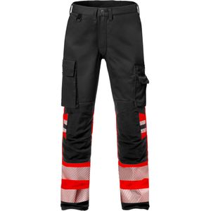 Fristads Hi Vis Broek Stretch Klasse 1 2705 Plu - Hi-Vis oranje/marineblauw