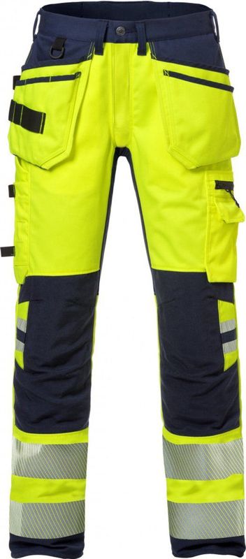 Stiby - Werkbroek - Hoogzichtbaarheid - Zwart - Stretchmateriaal - CORDURA® Verstevigd